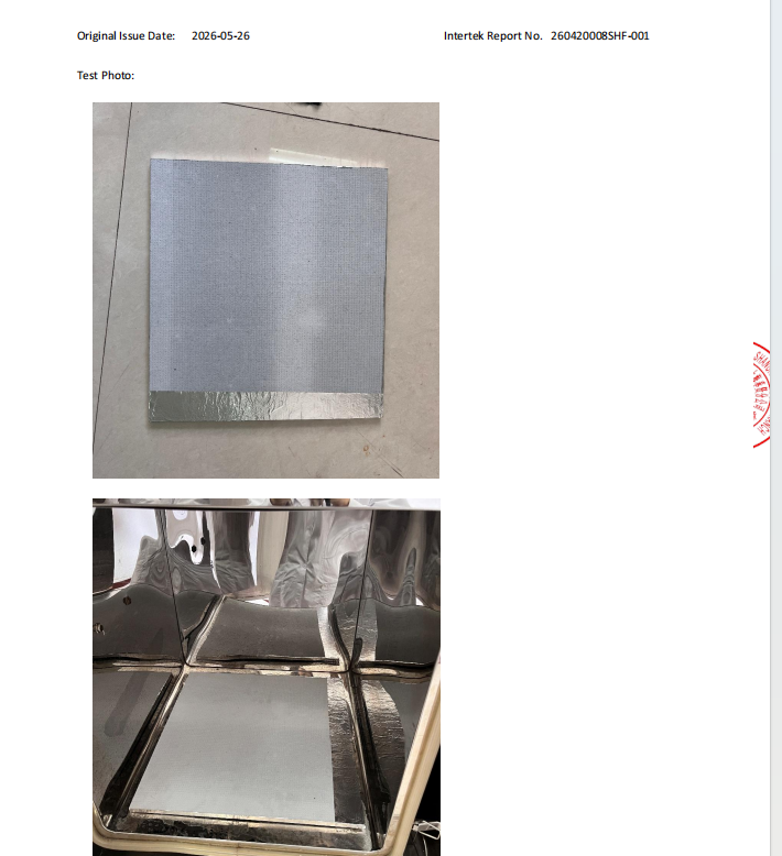 VOC test--pure sulfate mgo board 