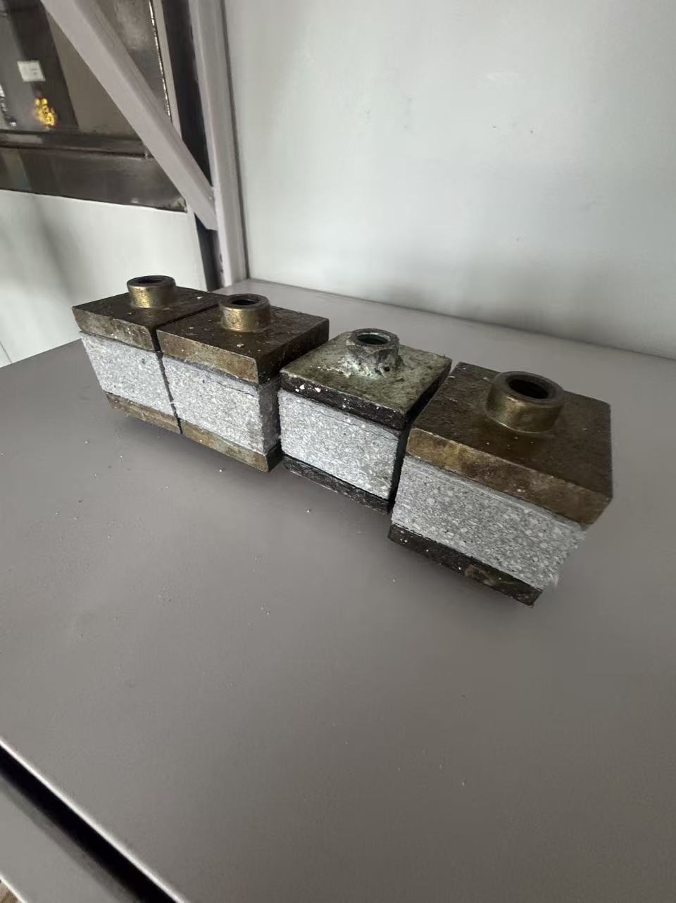 ​Pull‑off test samples of 30mm MgO boards
